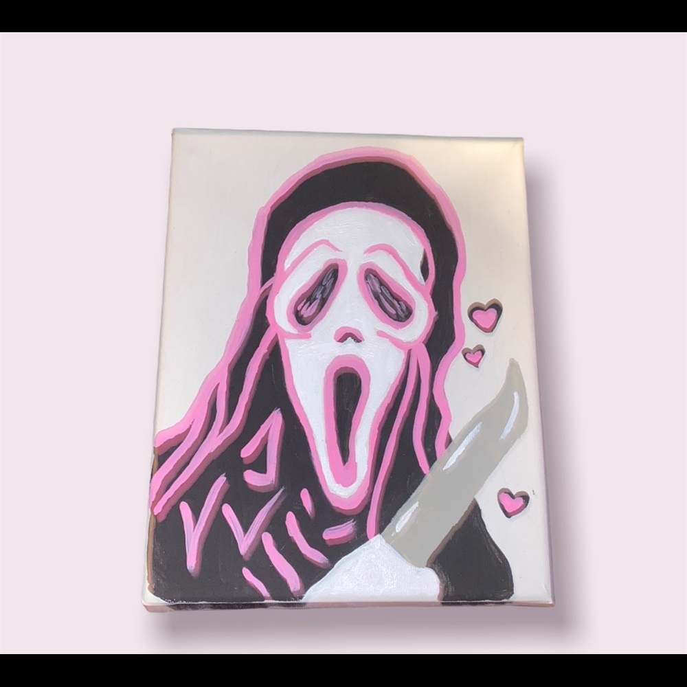 Ghosts face/ scream painting